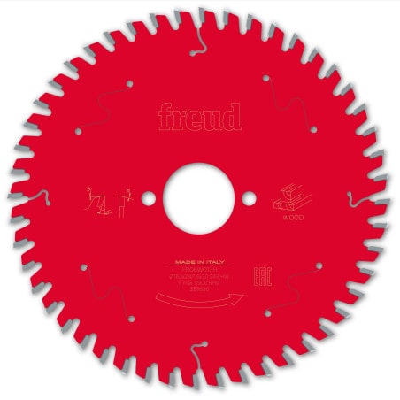 Lame bois Ø 160 mm - AL 30 mm - E 2,4/1,6 mm - 48 dents FREUD F03FS09685