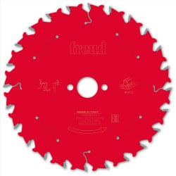 Lame bois Ø 160 mm - AL 20 mm - E 1,8/1,3 mm - 24 dents FREUD F03FS09675