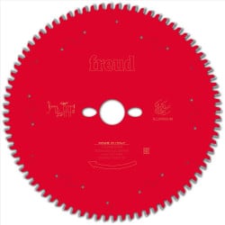 Lame Alu/PVC pour scie circulaire - Ø 254 mm - AL 30 mm - 80 dents FREUD F03FS09823