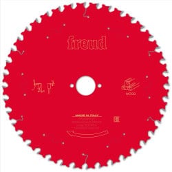 Lame bois - Ø 254 mm - AL 30 mm - E 2,6/1,8 mm - 40 dents FREUD F03FS09779