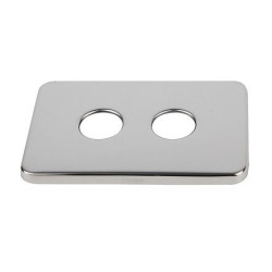 PLAQUE DE FINITION INOX ENTRAXE 55
