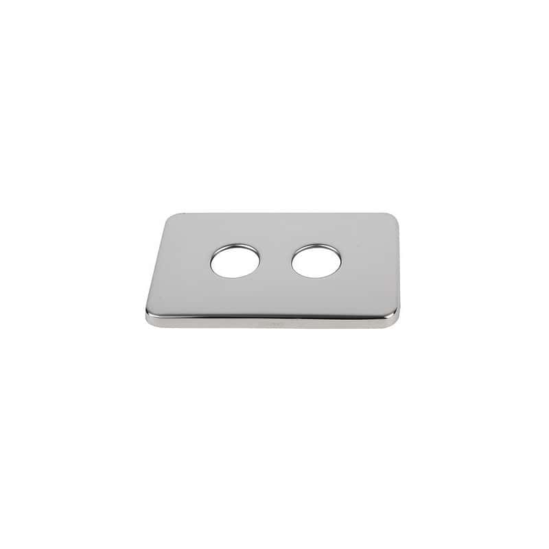 PLAQUE DE FINITION INOX ENTRAXE 55