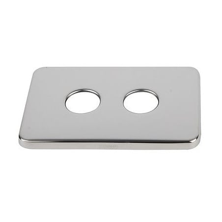 Plaque de finition inox entraxe 55 PBTUB PLACINOX55