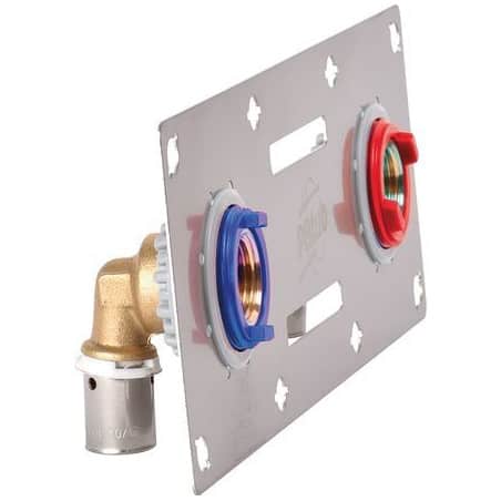 Kit de fixation raccordement à sertir entraxe 150 mm PBTUB PLACR216
