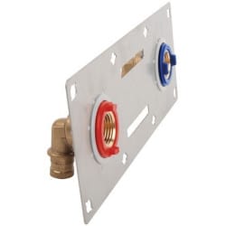 KIT DE FIXATION POUR ROBINETTERIE MURALE A GLISSEMENT ENTRAXE 150 MM