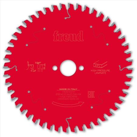 Lame HPL Ø 160 mm - AL 20 mm - E 2,2/1,6 mm - 48 dents FREUD F03FS09865