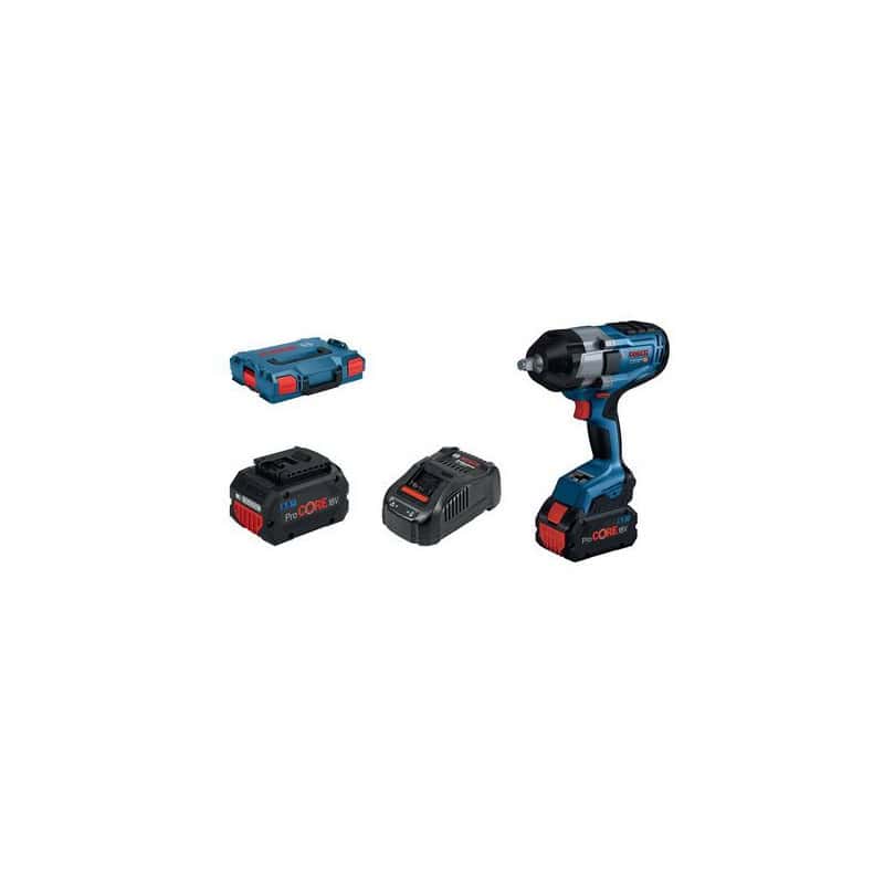 Boulonneuse à choc 18 V 2 x 8 Ah GDS18V-1000 BOSCH 06019J8302