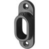Support d'extrémité à visser pour tube de penderie ovale 30 x 14 mm 1175-70-023