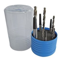 Coffret de forets métaux + extracteurs 10 pièces ALPHA COUPE