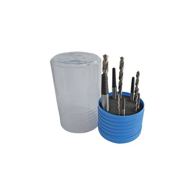 Coffret de forets métaux + extracteurs 10 pièces ALPHA COUPE