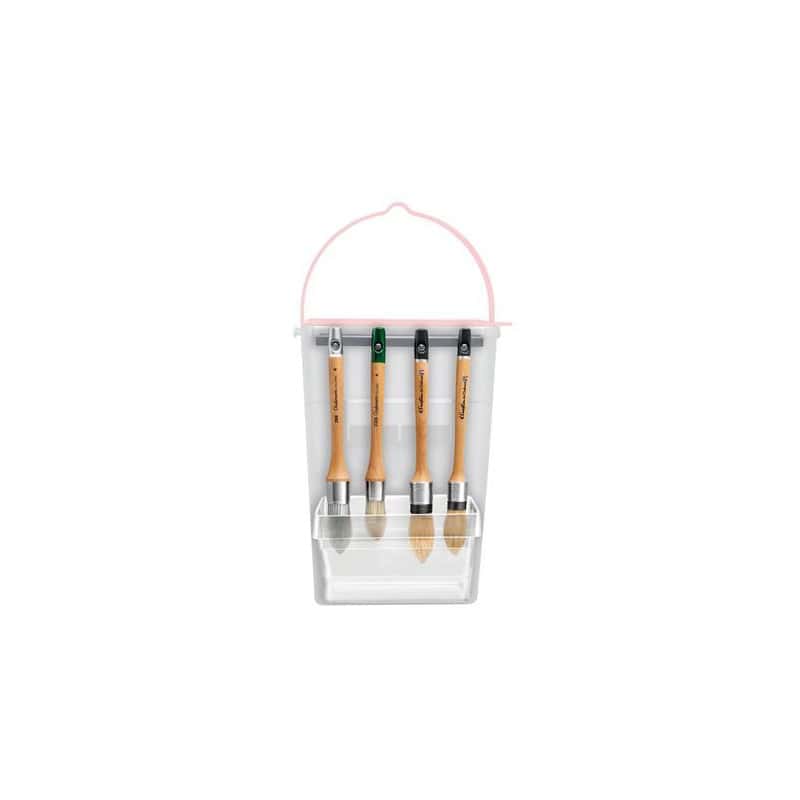 BOITE DE RANGEMENT POUR PINCEAUX ET ROULEAUX