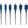 Coffret de 6 mèches plates queue 6 pans BOSCH