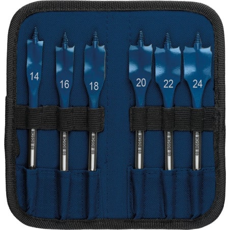 Coffret de 6 mèches plates queue 6 pans EXPERT BOSCH 2608595424