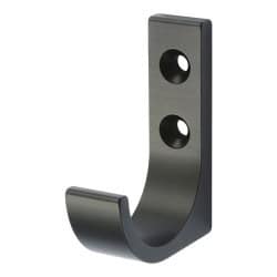 Porte-manteau moderne noir mat 1 branche HERMETA 0149-18