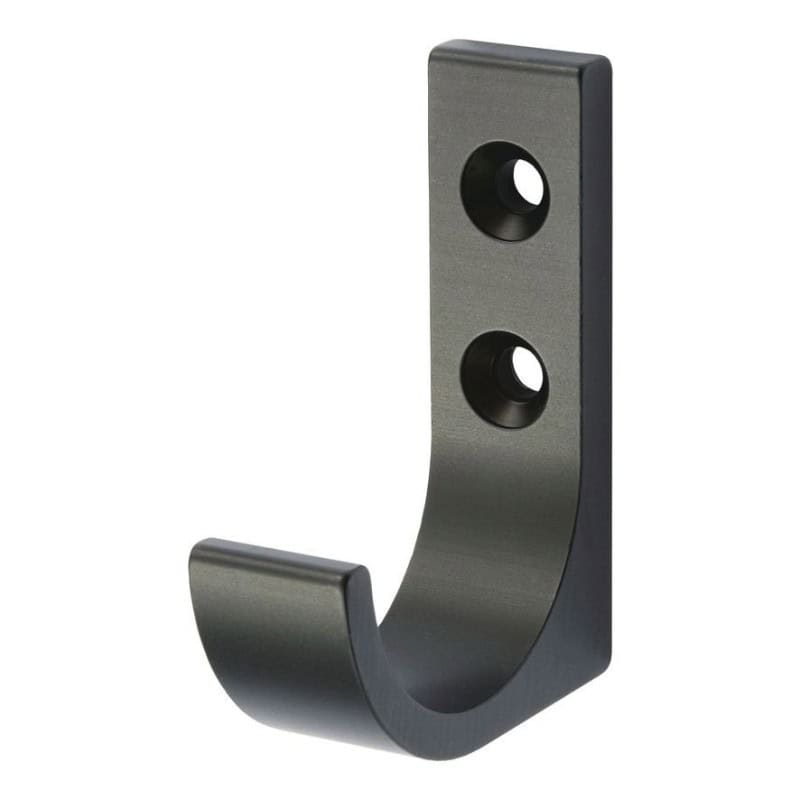 Porte-manteau moderne noir mat 1 branche HERMETA 0149-18