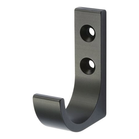 Porte-manteau moderne noir mat 1 branche HERMETA 0149-18