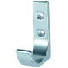 Porte-manteau moderne argenté 1 branche HERMETA 0149-01