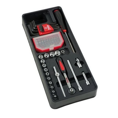 Servante 6 tiroirs avec 140 outils MOB 9523140601