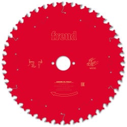 Lame bois Ø 250 mm - AL 30 mm - E 2,8/1,8 mm - 40 dents FREUD F03FS09775