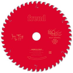 Lame multi-matériaux Ø 250 mm - AL 30 mm - E2,4/2 mm - 48 dents FREUD F03FS09888
