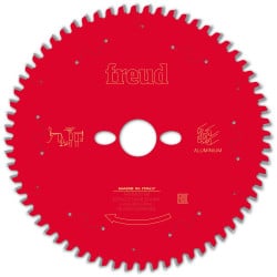 Lame aluminium Ø 216 mm - AL 30 mm - E 2,5/1,8 mm - 64 dents FREUD F03FS09821