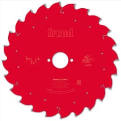 Lame bois Ø 216 mm - AL 30 mm - E 2,4/1,8 mm - 24 dents FREUD F03FS09748