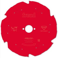 Lame fibrociment Ø 210 mm - AL 30 mm - E 2,2/1,6 mm - 6 dents FREUD F03FS09843