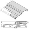 Profil PVC de protection E001007