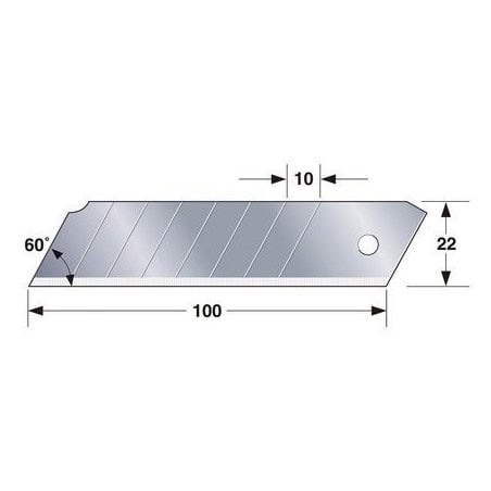 Lame x10 pour cutter poignée pistolet TAJIMA CB62H