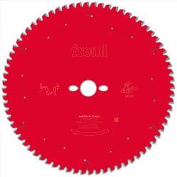 Lame bois Ø 305 mm - AL 30 mm - E 2,4/1,8 mm - 72 dents FREUD F03FS09763