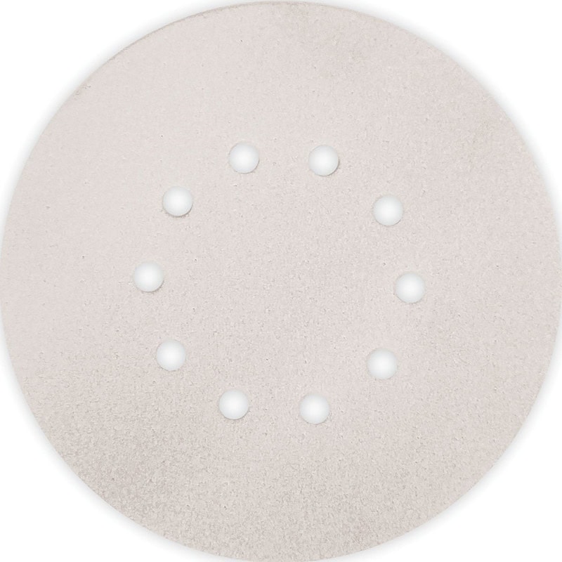 Panaché de 12 disques abrasifs MOUSSFLEX 10 trous Ø 225 - GR 60 - 100 - 150 - 220 - FLEX 920140