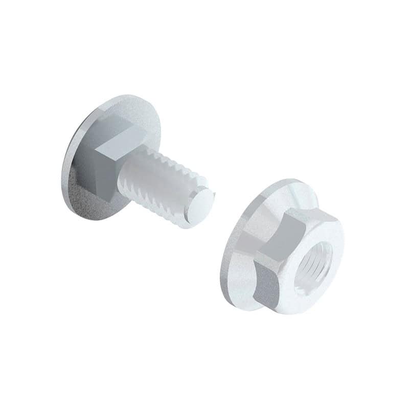 Kit éclisse pour dalle perforée PEMSABAND M6 x100 pièces PEMSA 67010093