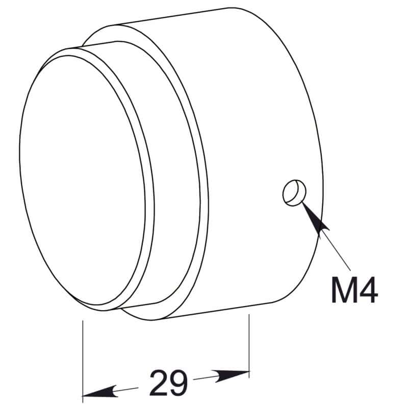 Embout droit - diamètre 40 - CUIVRINOX