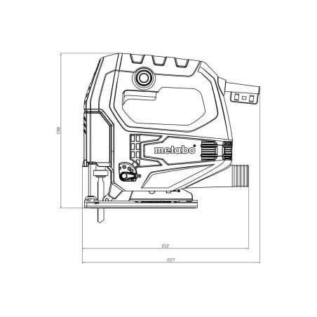 Scie sauteuse STEB 65 Quick - coffret METABO 601030500