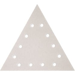 Panaché de 12 disques abrasifs triangulaires 12 trous - GR 60 / 100 / 150 / 220 - FLEX