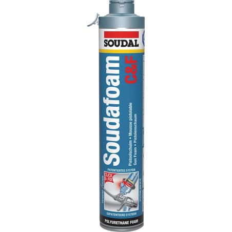 Mousse polyuréthane SOUDAFOAM - Click & Fix - SOUDAL 106741