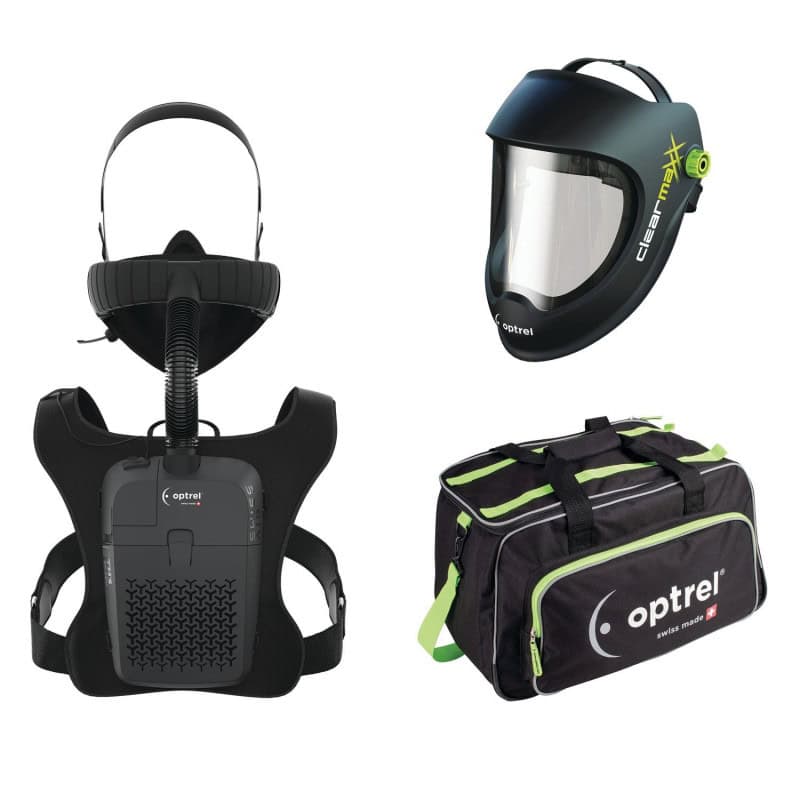 Pack complet Swiss Air - système respiratoire autonome - avec masque Clearmaxx - OPTREL 4600.110
