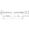 Vis d'isolation Ø8 mm Heco Topix-Plus "T" (sarking) - x50 pièces - acier zingué blanc - HECO
