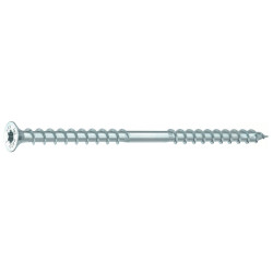 Vis d'isolation Ø8 mm Heco Topix-Plus "T" (sarking) - x50 pièces - acier zingué blanc - HECO