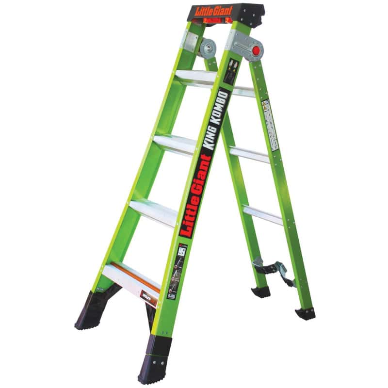 Escabeau King Kombo industriel - 4 échelons - 3 m - LITTLE GIANT LIG-13580