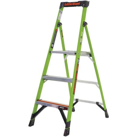 Escabeau Mightylite - 3 échelons - H 159/285 cm - LITTLE GIANT LIG-15365