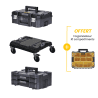 Lot mallettes TSTAK + organiseur offert  STANLEY