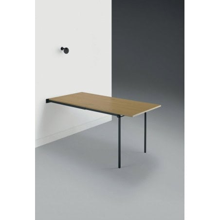 Structure de table murale escamotable Époxy noir MANART
