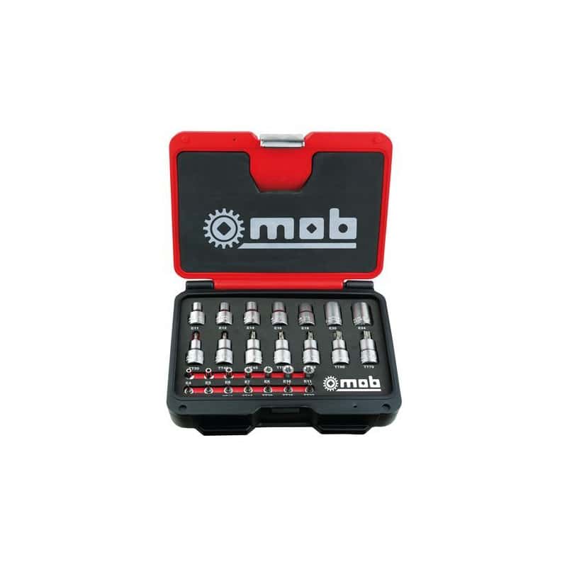 COFFRET TAMPER TORX 1/4" ET 1/2"