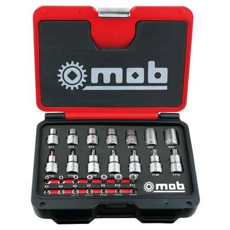 Coffret tamper torx 1/4" et 1/2" MOB 9028000000