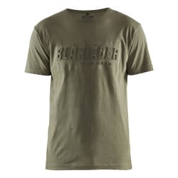 Tee-shirt imprimé 3D 3531 - Vert automne - BLAKLADER