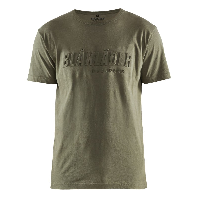 Tee-shirt imprimé 3D 3531 - Vert automne - BLAKLADER