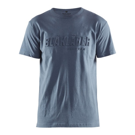 Tee-shirt imprimé 3D 3531 Bleu paon BLAKLADER