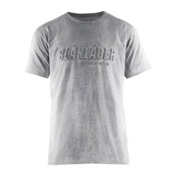 Tee-shirt imprimé 3D 3531 - Gris chiné - BLAKLADER