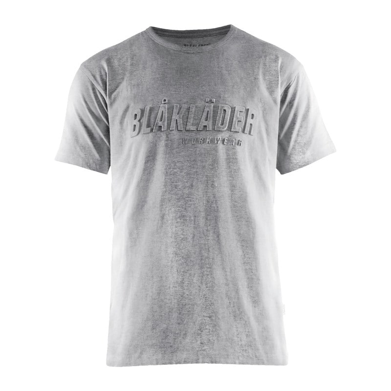 Tee-shirt imprimé 3D 3531 - Gris chiné - BLAKLADER